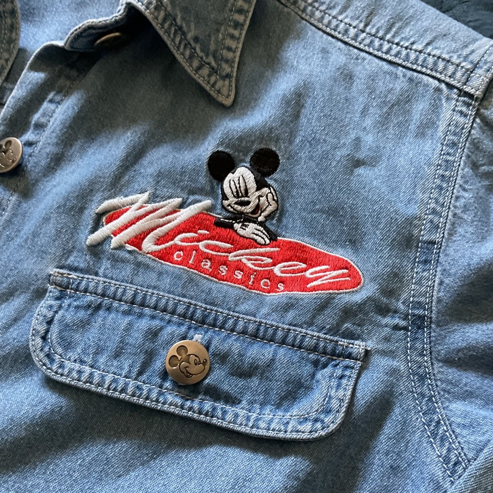 Vintage Mickey Unlimited Denim Shirt - Picture 4 of 5